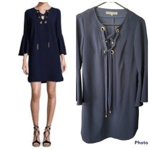 Trina Turk Navy blue shift dress size 2